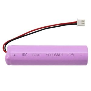 باتری لیتیوم یون قلمی سیم دار با ظرفیت 2000mAh سایز 18650