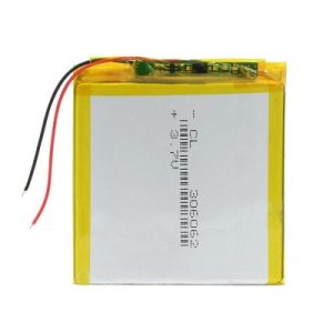 باتری لیتیوم پلیمر با ظرفیت 3000mAh سایز 306062