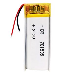 باتری لیتیوم پلیمر با ظرفیت 400mAh سایز 701535