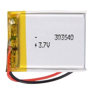 باتری لیتیوم پلیمر با ظرفیت 400mAh سایز 303540