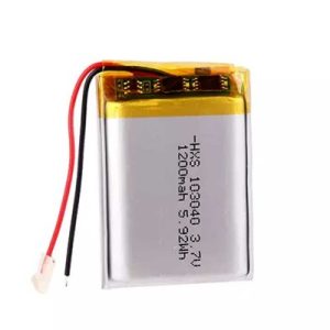 باتری لیتیوم پلیمر با ظرفیت 1200mAh سایز 103040