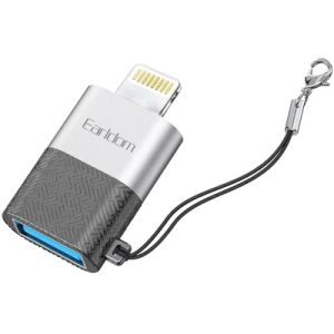 مبدل OTG USB 3.0 به لایتنینگ ارلدام مدل Earldom ET-OT74
