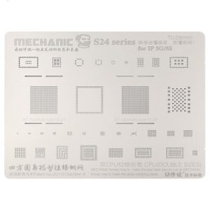 شابلون مکانیک آیفون MECHANIC S24 0.12MM iPhone 5 / 5s