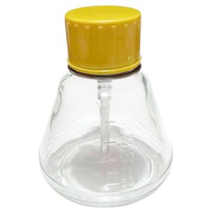 بطری تینر شیشه ای فشاری مدرج 180 میلی لیتر مدل TE-18